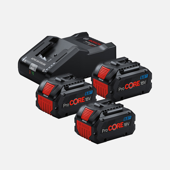 Bosch Akü Başlangıç Seti 3 X 8.0 Ah Procore Akü ve Gal 18v-160 Şarj Aleti
