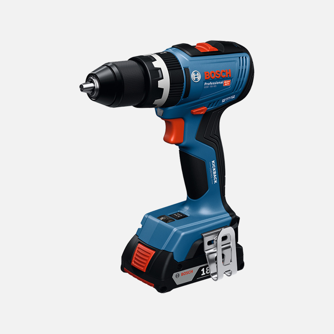    Bosch Profesyonel GSB 18V-65 2x2 Ah. Çift Akülü Darbeli Matkap Vidalama 