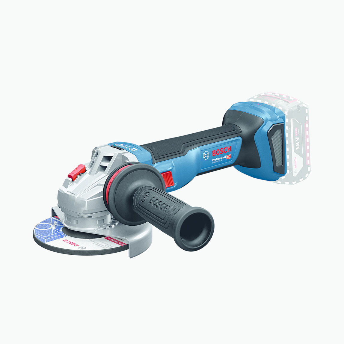    Bosch Profesyonel GWS 18V-11 S Solo Akülü Taşlama Makinesi (Akü ve Şarj Cihazı Dahil Değildir.) 