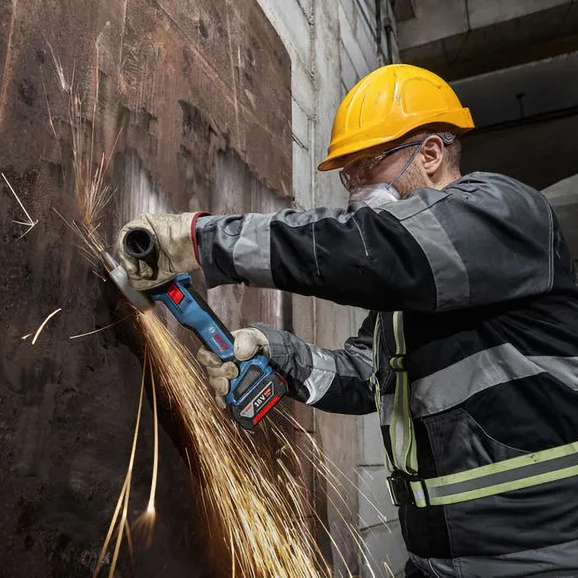    Bosch Profesyonel GWS 18V-11 S Solo Akülü Taşlama Makinesi (Akü ve Şarj Cihazı Dahil Değildir.) 