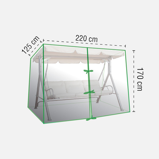 Homaks 3 Kişilik Salıncak Koruma Örtüsü Fermuarlı 220x125