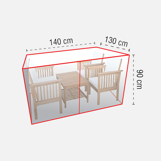 Homaks Acadia Oturma Grubu Koruma Örtüsü 140x130 cm
 