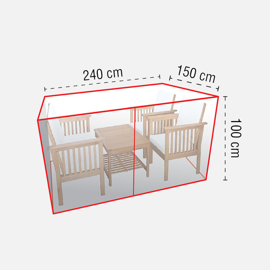 Homaks Laguna + Pauline Oturma Grubu Koruma Örtüsü 240x150 