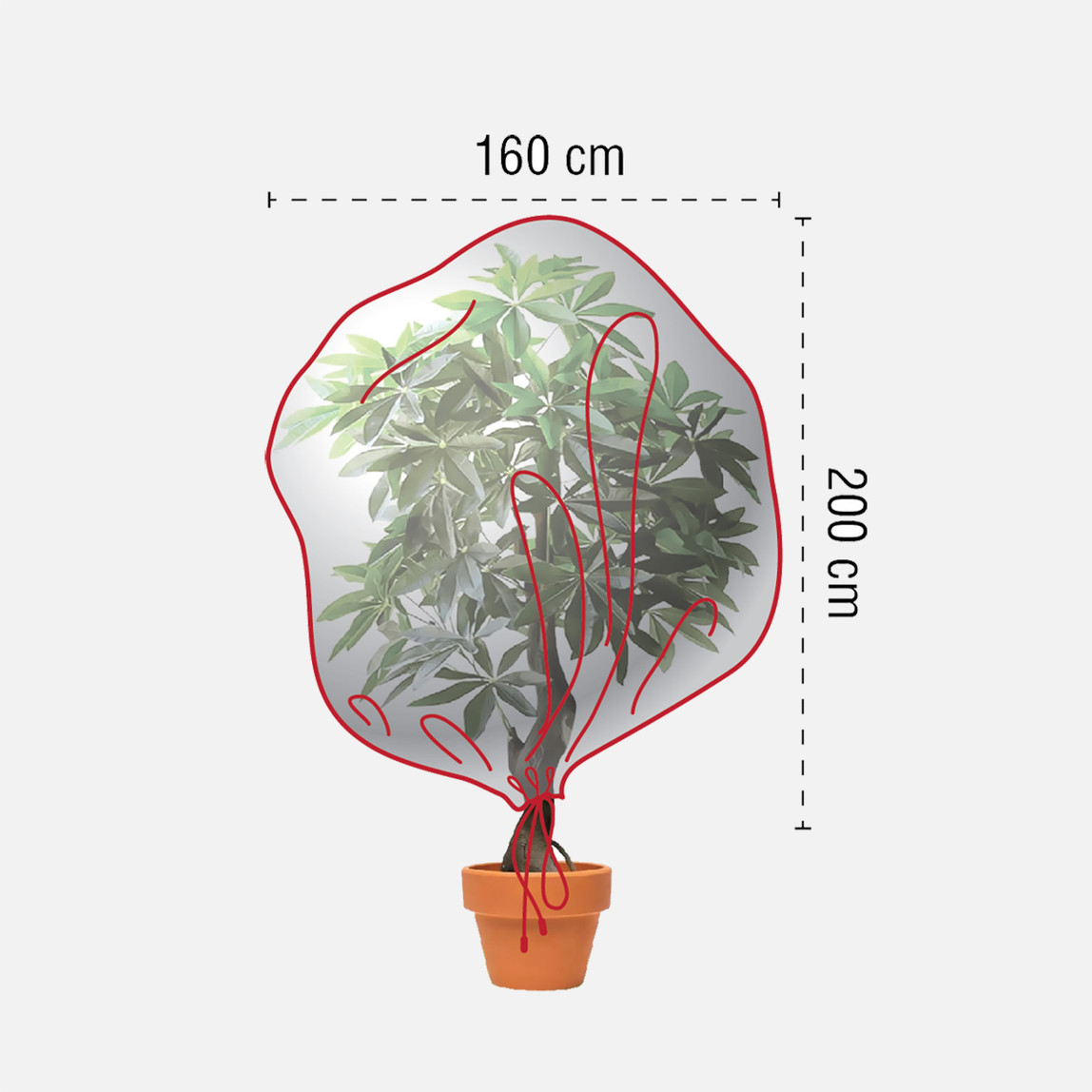    Bitki Soğuk ve Don Koruma Örtüsü 2 Adet 160x200

 