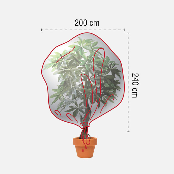 Bitki Soğuk ve Don Koruma Örtüsü 2 Adet 200x240

