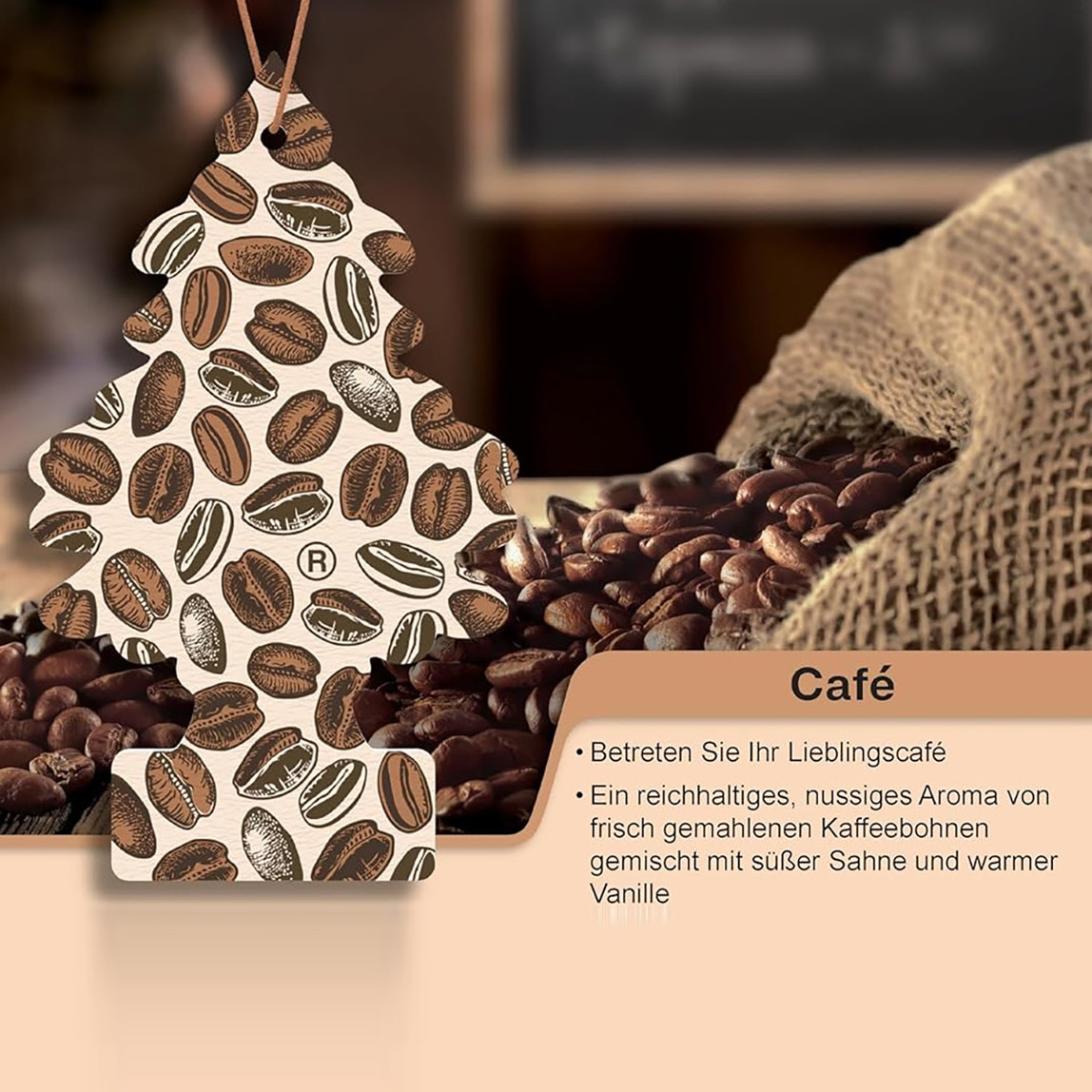    Car Freshner Asma Koku Kahve 