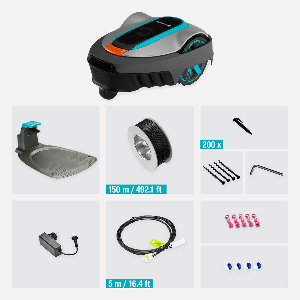    Gardena Robot Çim Biçme Makinesi Sileno City 250m² 