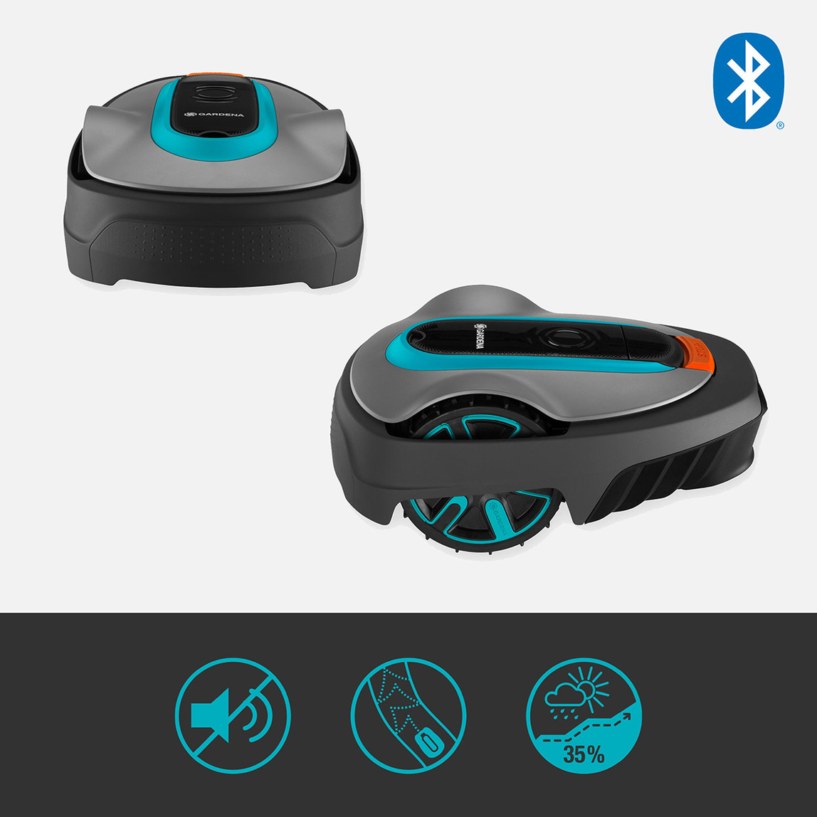    Gardena Robot Çim Biçme Makinesi Sileno City 500m² 
 