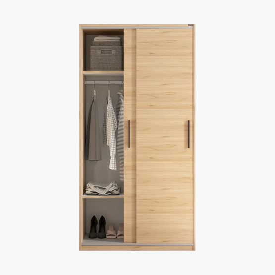 Adore Sürgü Kapılı Gardırop Florida Meşe 