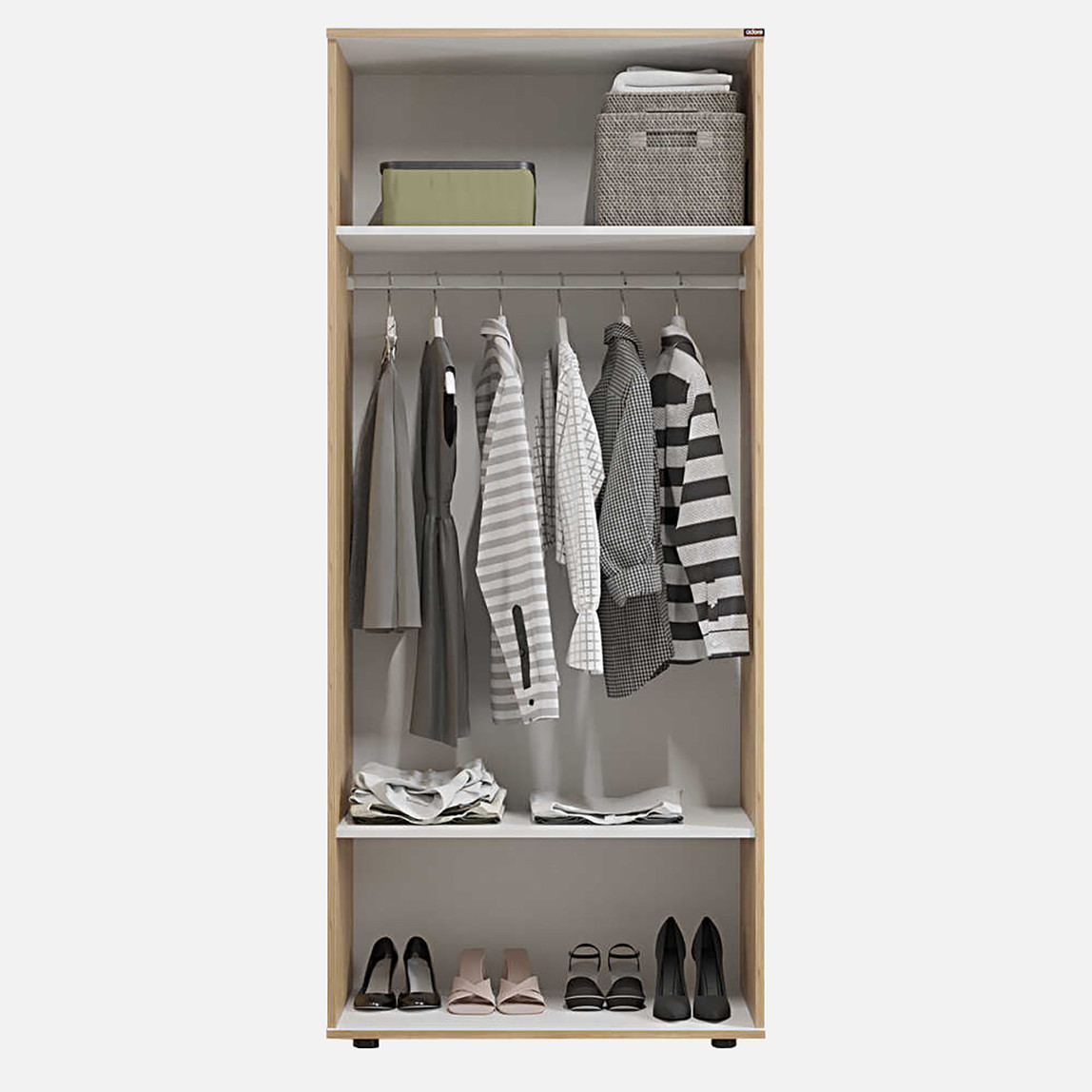    Adore Trendline 2 Kapaklı Gardırop - Florida Meşe 