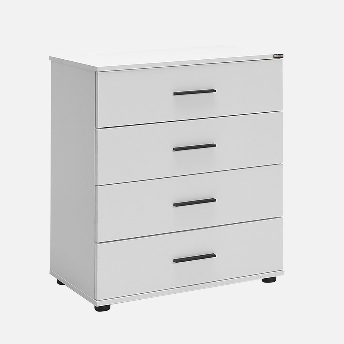    Adore White 4 Çekmeceli Şifonyer - Mat Beyaz 