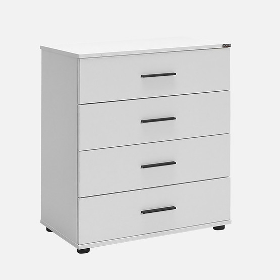 Adore White 4 Çekmeceli Şifonyer - Mat Beyaz