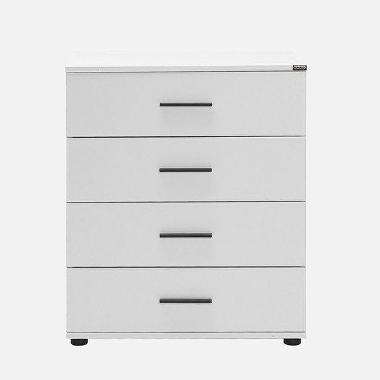 Adore White 4 Çekmeceli Şifonyer - Mat Beyaz