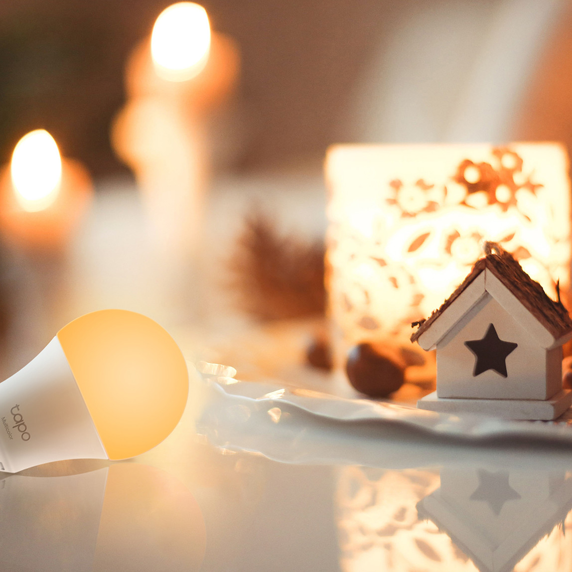    TP-LINK Tapo L530E, 806 Lümen, E27 Duy, Alexa ve Google Home Desteği, Çok Renkli Akıllı Wi-Fi Ampulü 