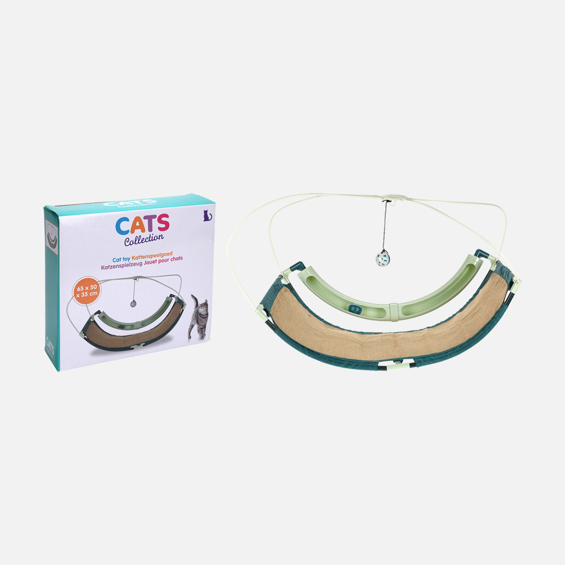    Jüt Tahtalı Kedi Oyuncağı 