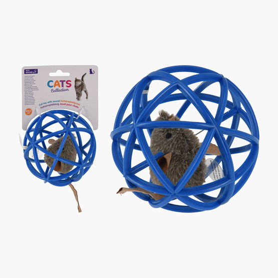 Kedi Oyuncağı – Sesli Top-Fare 10,5 cm