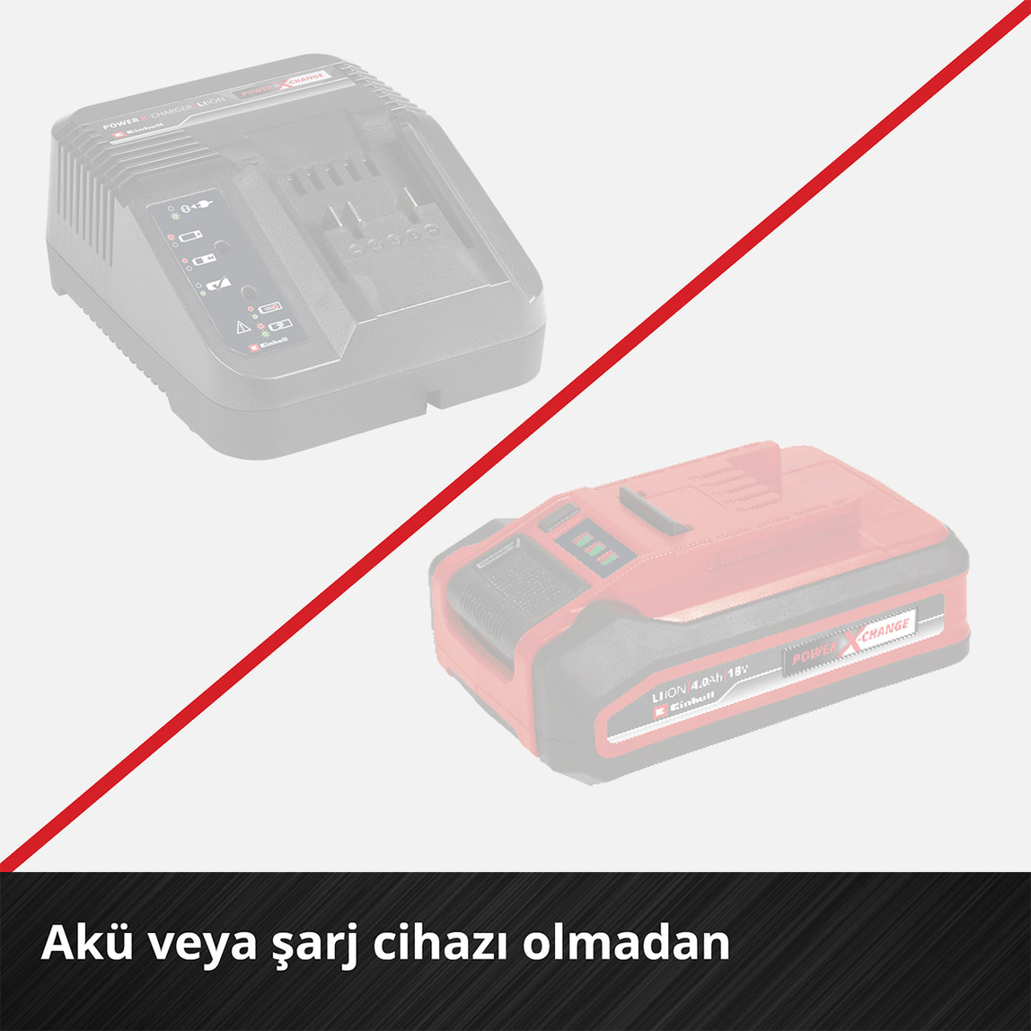    Einhell GP-LS 18/28 Li BL - Solo, Kömürsüz Akülü Budama Makası (Akü ve Şarj Cihazı Dahil Değildir) 