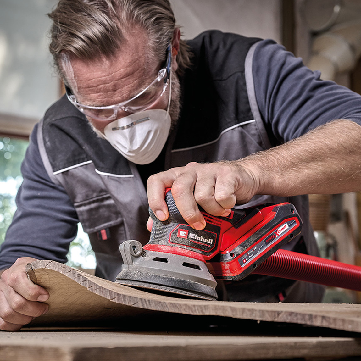    Einhell TP-RS 18/32 Li BL Solo Akülü Eksantrik Zımpara (Akü ve Şarj Cihazı Dahil Değildir.) 