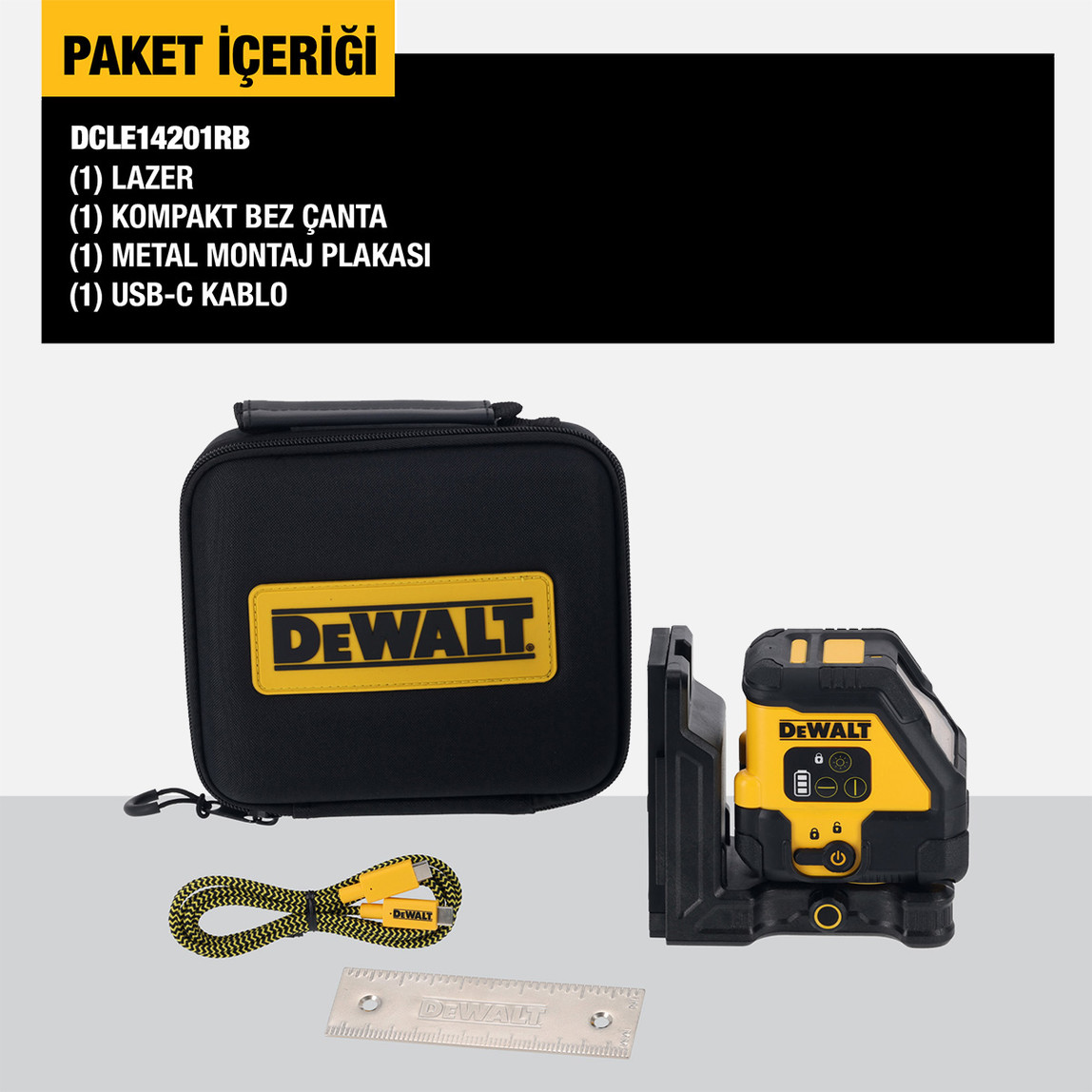    Dewalt DCLE14201RB-XJ Çizgi Lazer Kırmızı

 