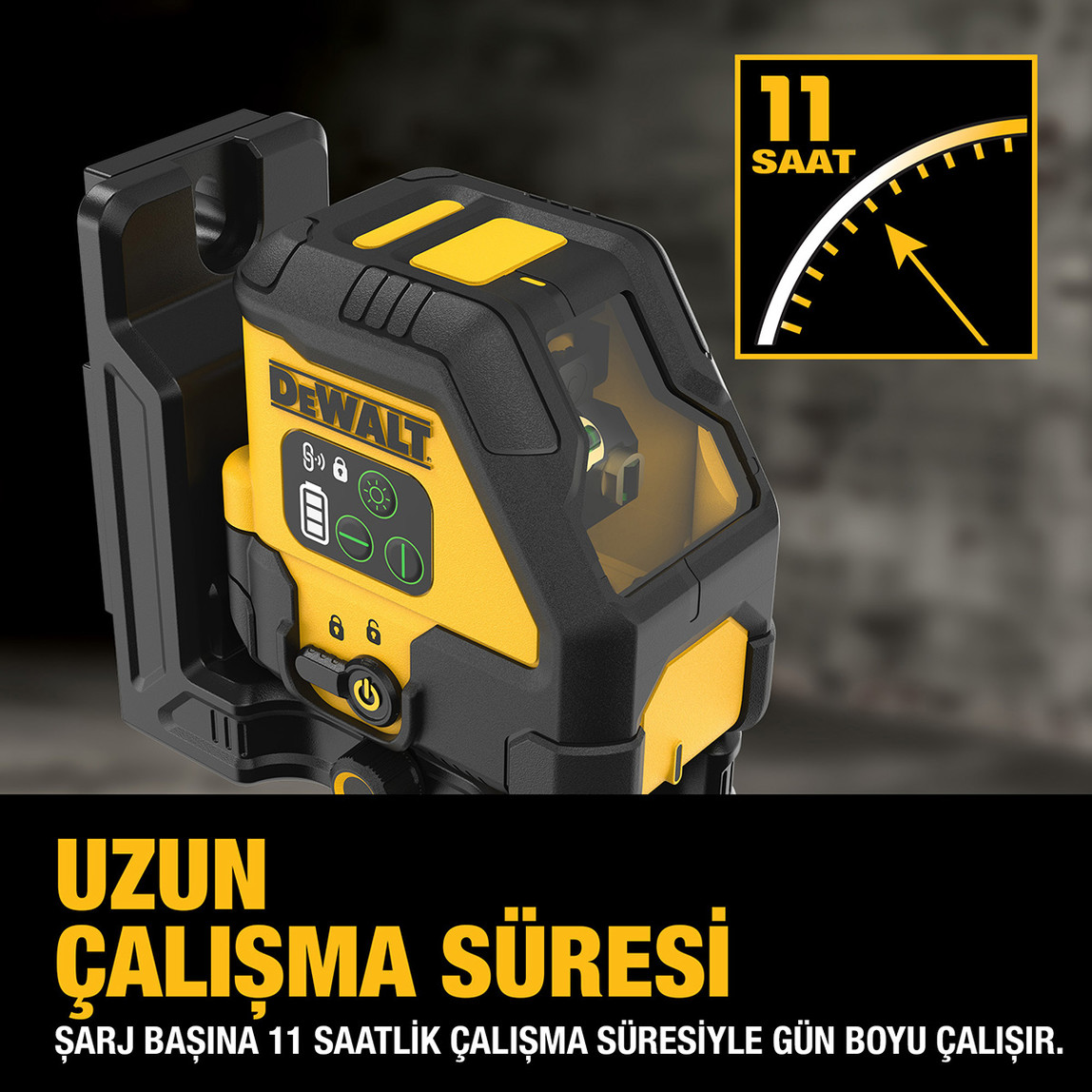    Dewalt DCLE14201GB-XJ Yeşil Çizgi Otomatik Lazer Hizalama 