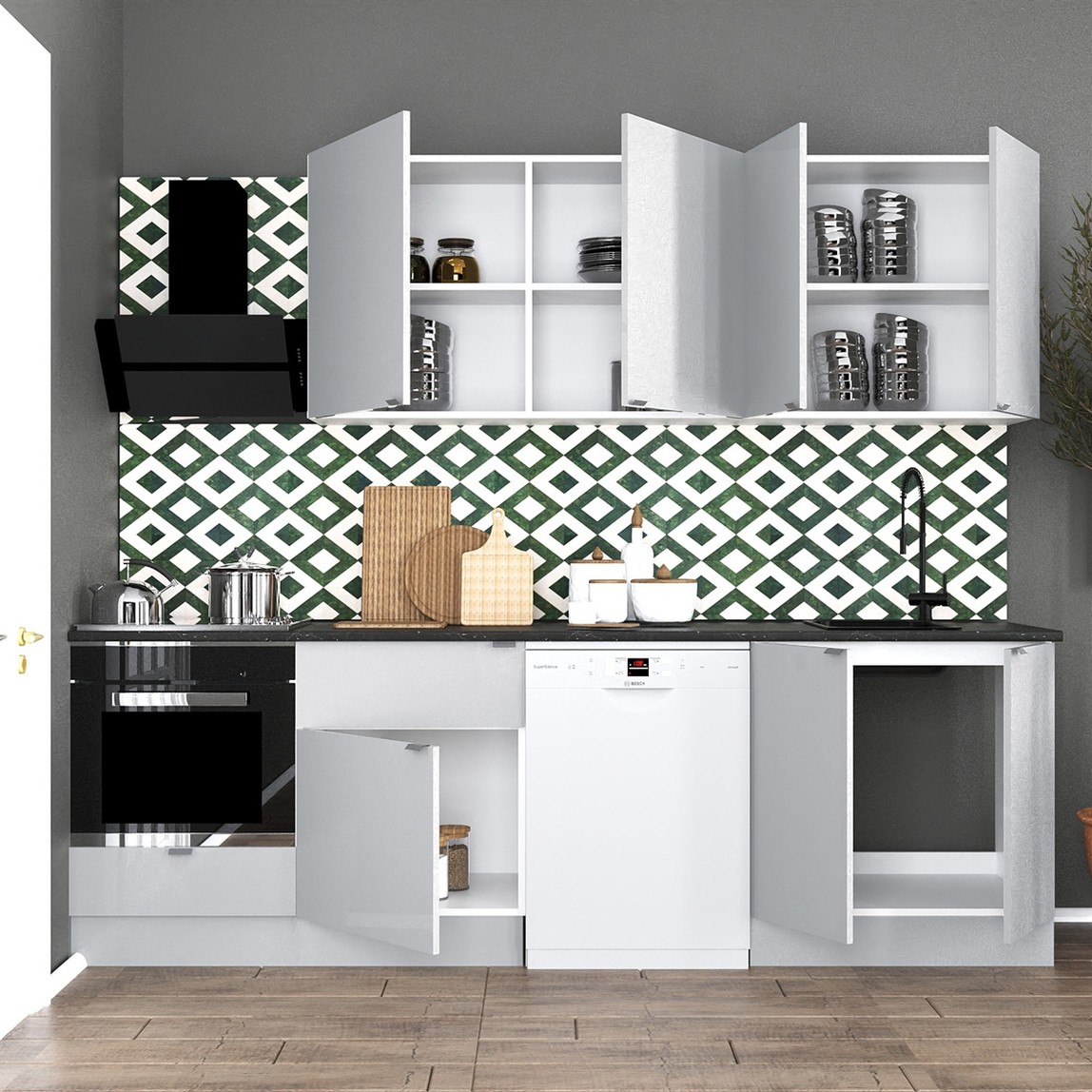    Fly Light MDF Mutfak Dolabı 260cm 