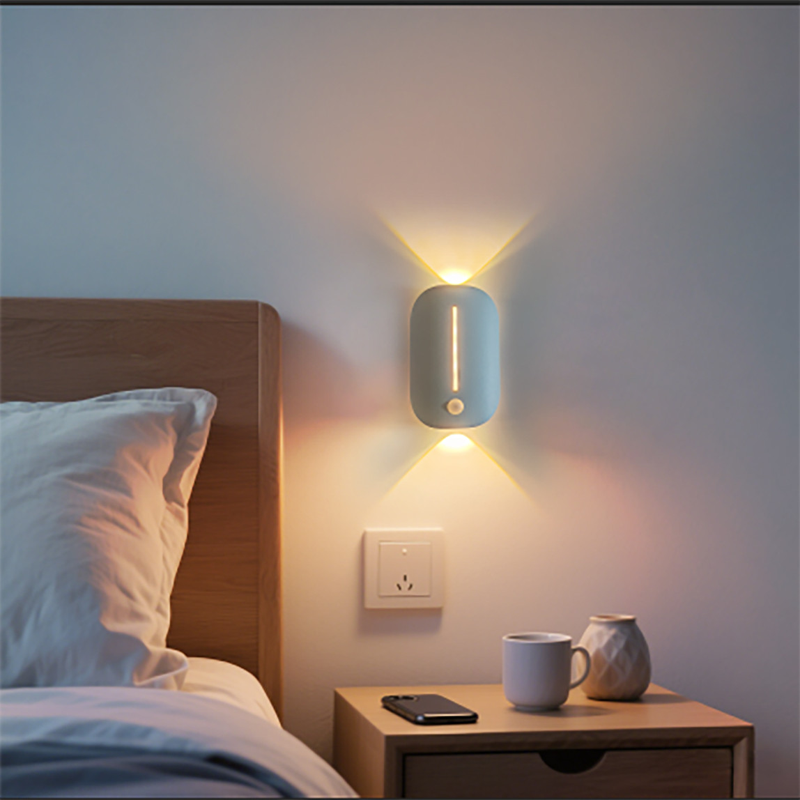    Dlc Led Usb Şarjlı Sensörlü Dikey Aplik 