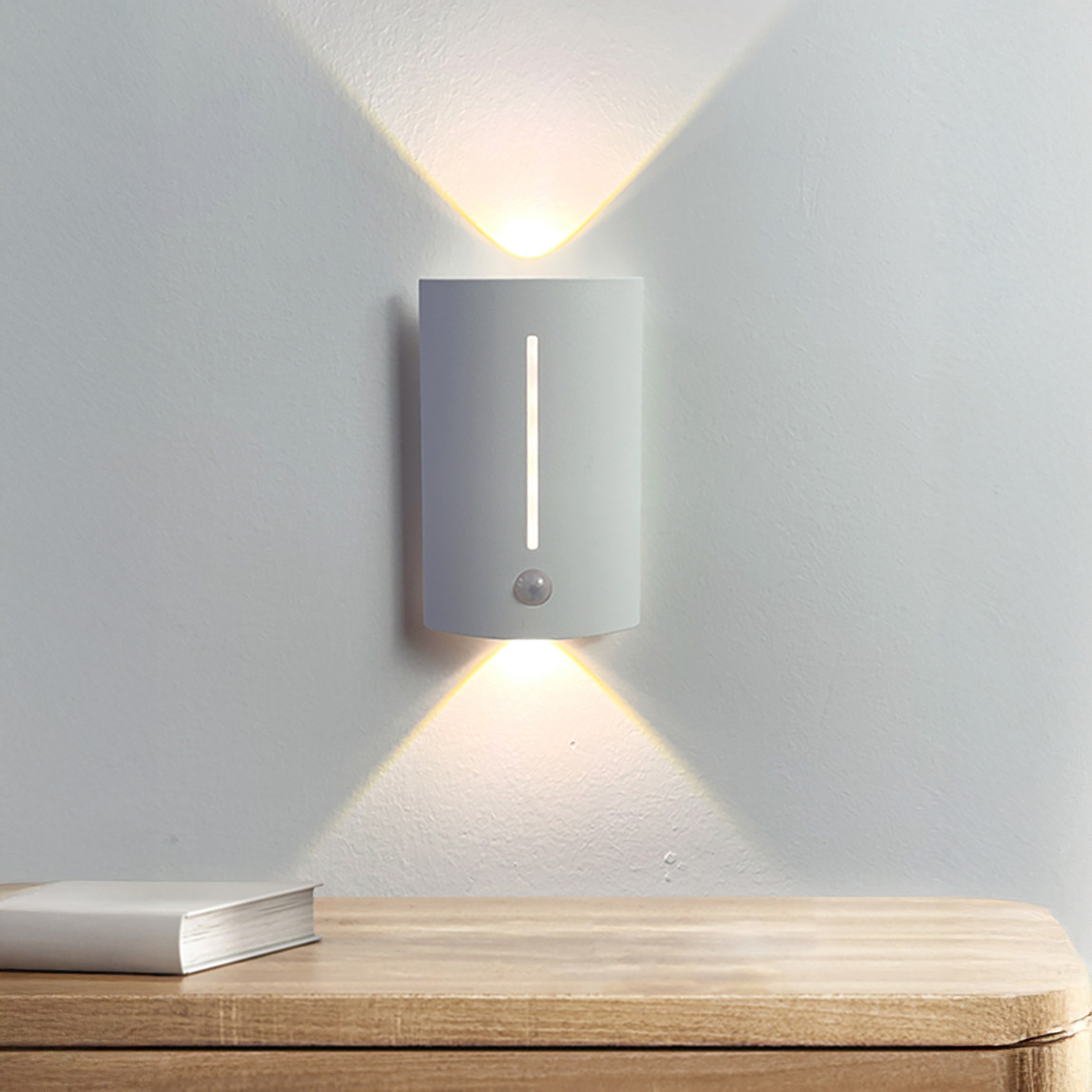    Dlc Led Usb Şarjlı Sensörlü Dikey Aplik 