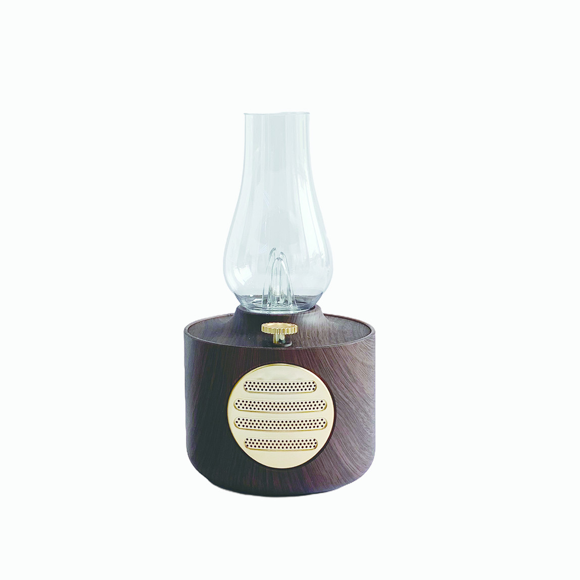    Dlc Led Usb Şarjlı Gaz Lambası Müzik Çalar 