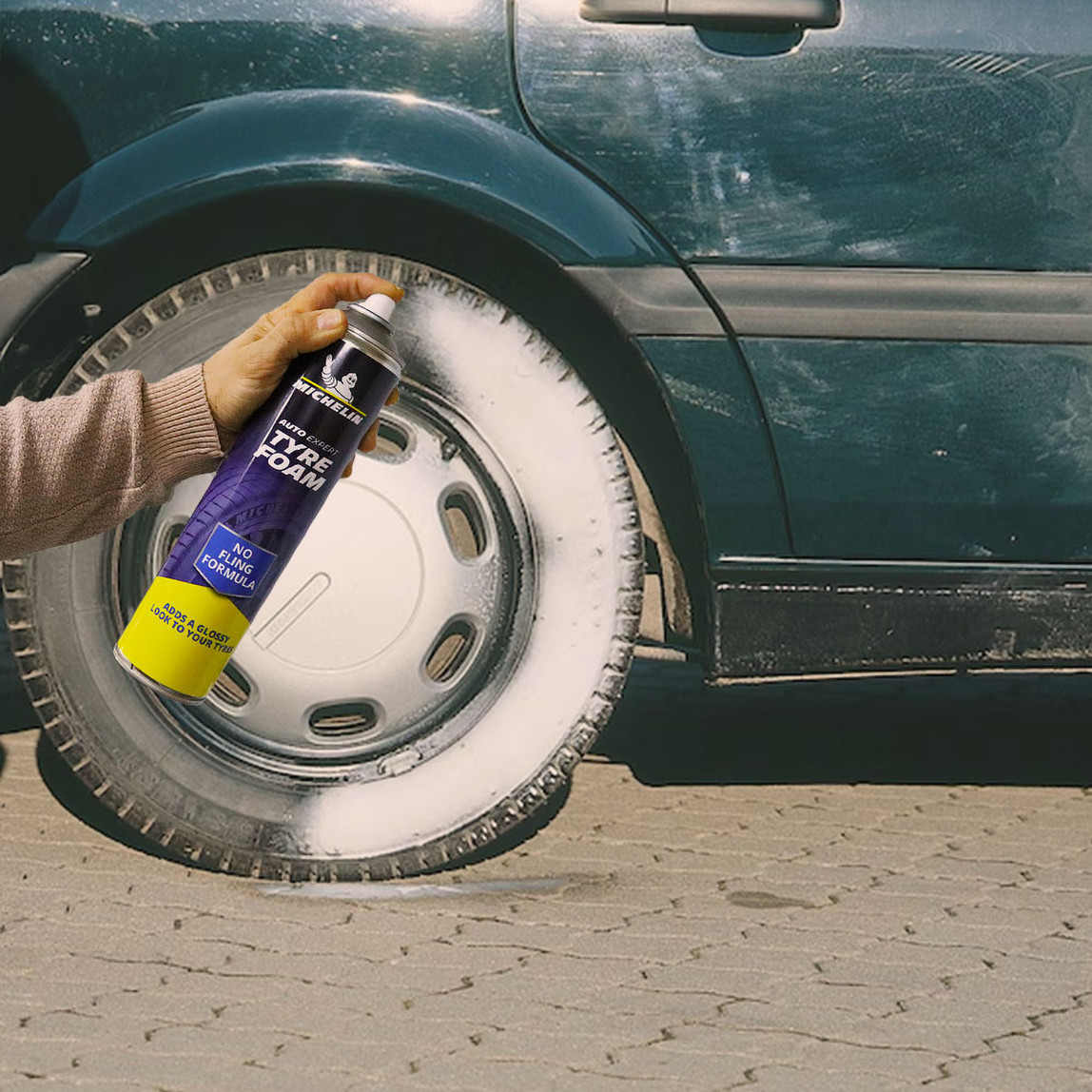    Michelin MC34327 520ml Lastik Parlatma ve L65 Bakım Köpüğü  