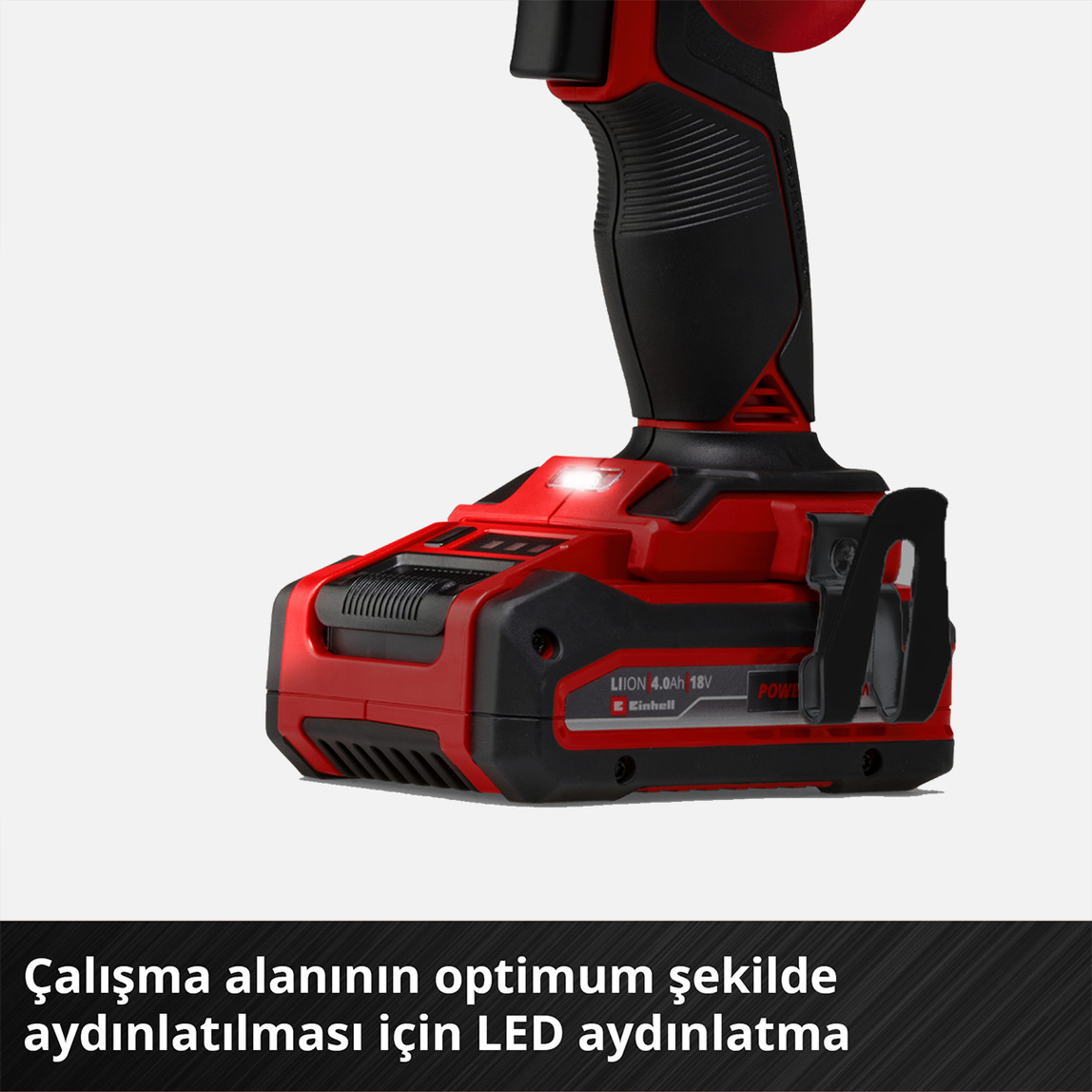    Einhell Profesyonel 2'li Makine Seti (TP-CD 18/80 Li-i BL (2x2.0Ah-1x4.0Ah) Akülü Darbeli Matkap ve TP-CI 18/250-C Li BL Akülü Darbeli Vidalama) 