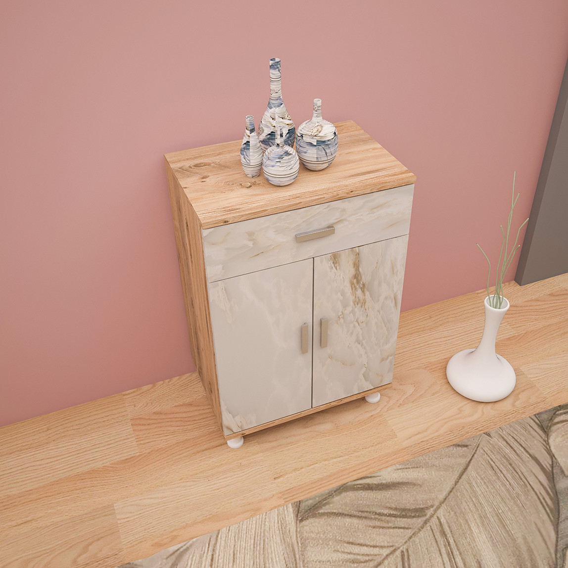    Movemo CM101 Çam Mola Çok Amaçlı Dolap 