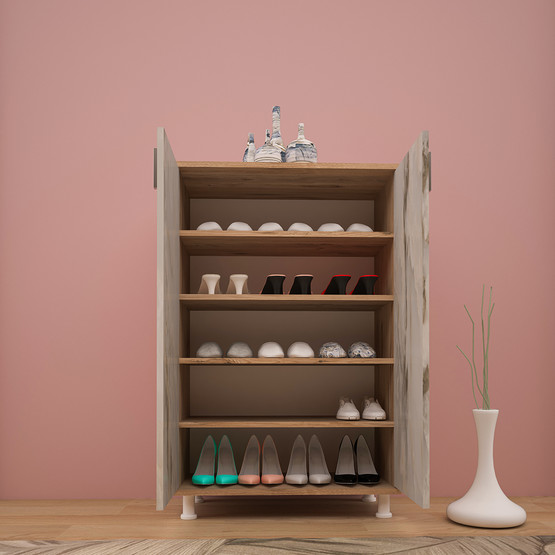 Movemo CM142 Çam Mola Çok Amaçlı Dolap