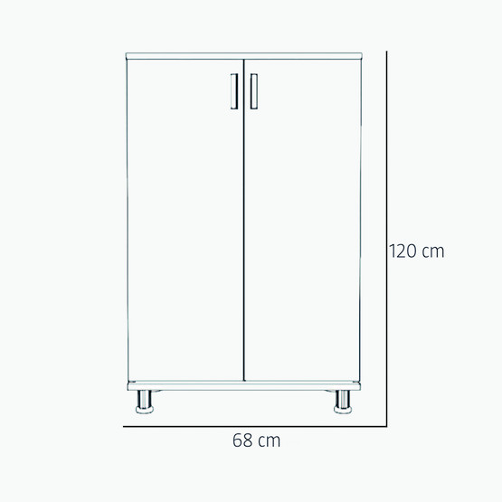 Movemo CM142 Çam Mola Çok Amaçlı Dolap