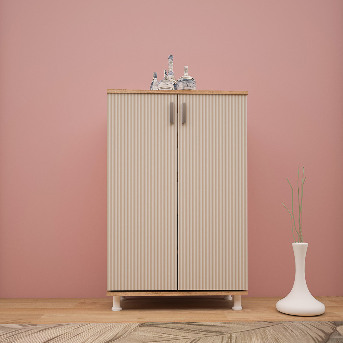    Movemo CD142 Çam Dor Çok Amaçlı Dolap 