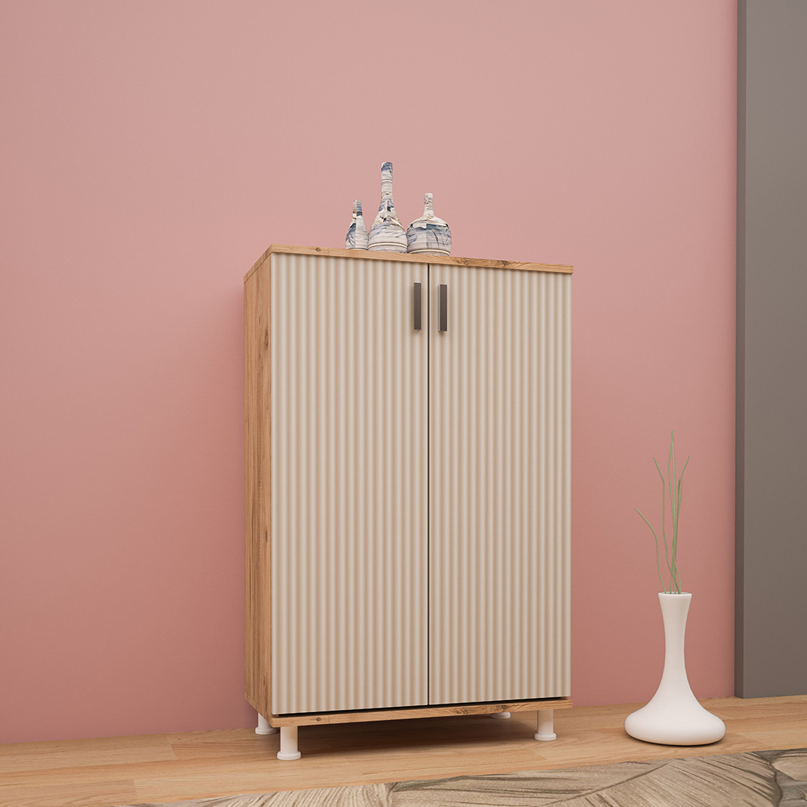    Movemo CD142 Çam Dor Çok Amaçlı Dolap 