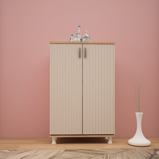 Movemo CD142 Çam Dor Çok Amaçlı Dolap