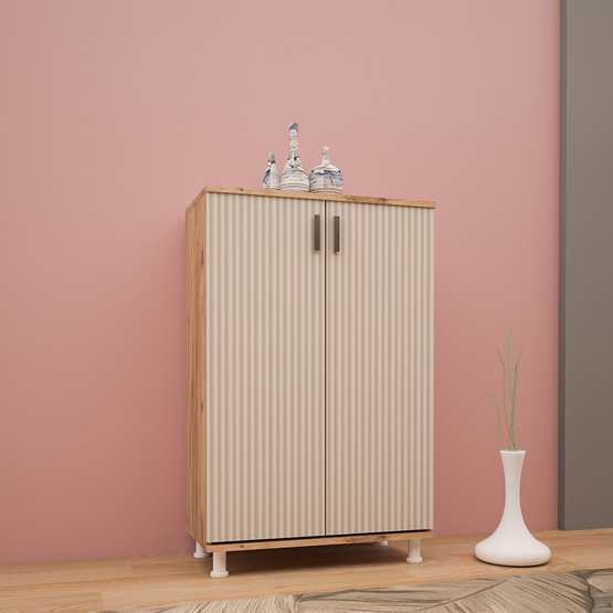 Movemo CD142 Çam Dor Çok Amaçlı Dolap