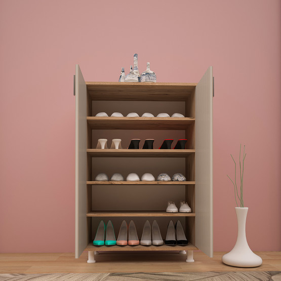 Movemo CD142 Çam Dor Çok Amaçlı Dolap