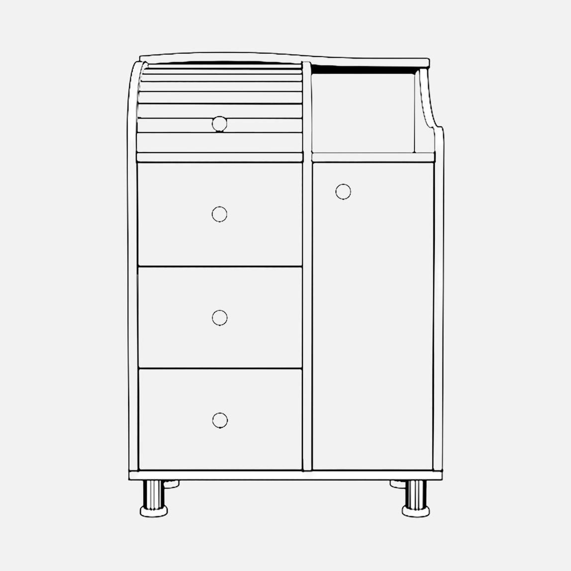    Movemo AB011 Çok Amaçlı Dolap 