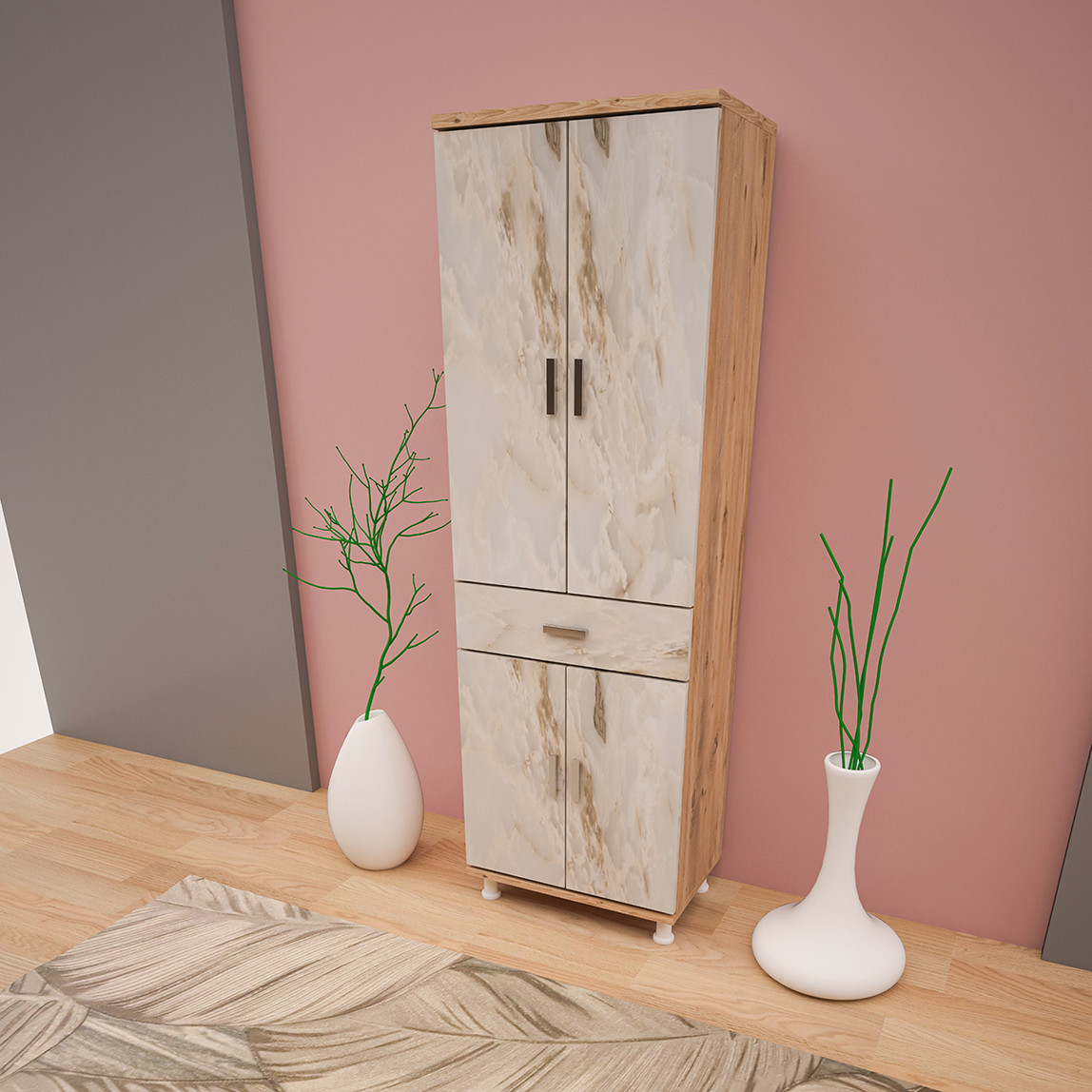    Movemo CM119 Çam Mola Çok Amaçlı Dolap 