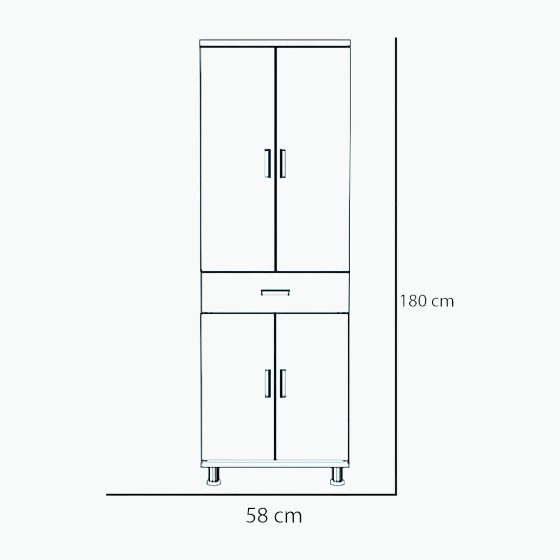    Movemo AB119 Çok Amaçlı Dolap 