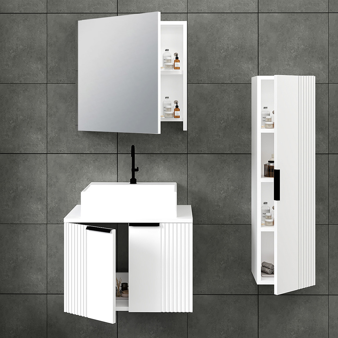    Fly Chester 65 cm MDF Banyo Dolabı 