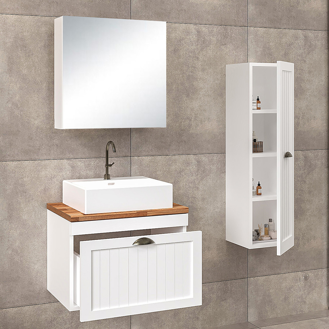    Fly Aren 65 cm MDF Banyo Dolabı 