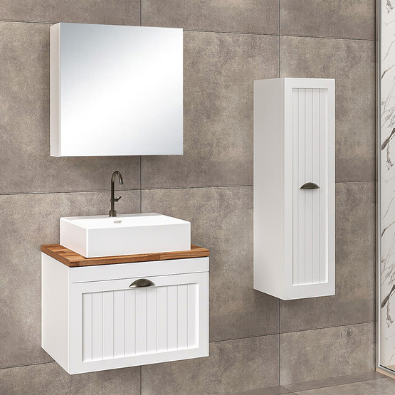 Fly Aren 65 cm MDF Banyo Dolabı