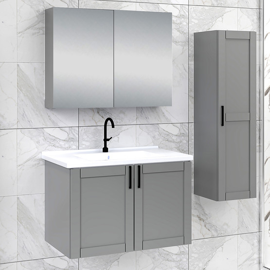 Fly Riva 80 cm MDF Banyo Dolabı