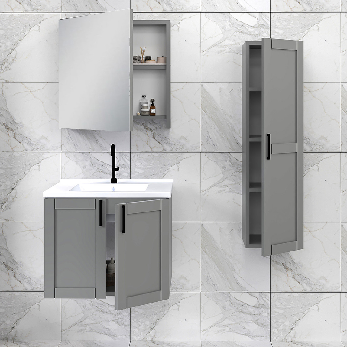    Fly Riva 65 cm MDF Banyo Dolabı 