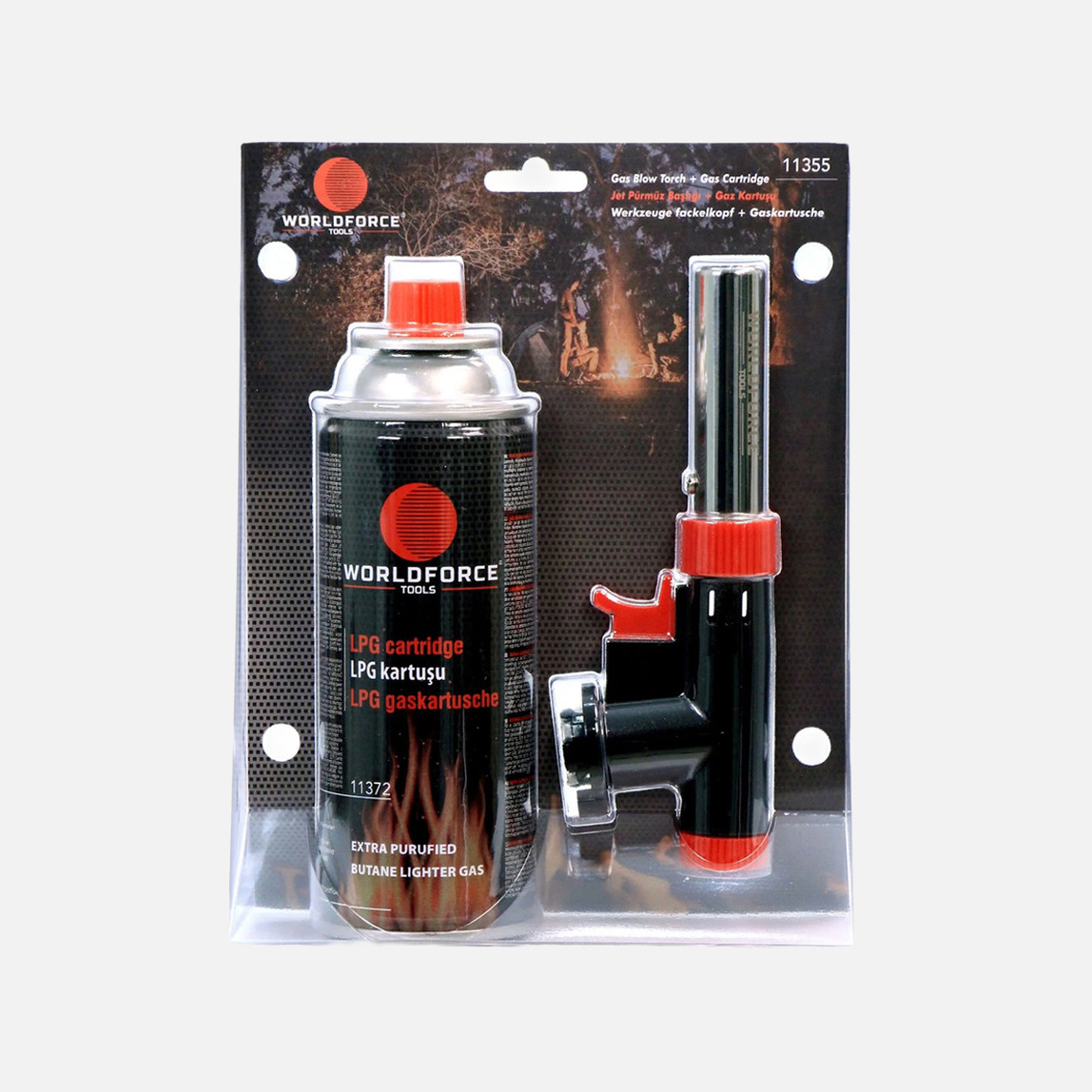    Jet Pürmüz Başlığı + LPG Gaz Kartuşu 400ml 