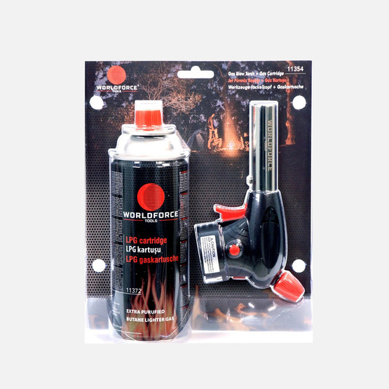 Jet Pürmüz Başlığı + LPG Gaz Kartuşu 400ml