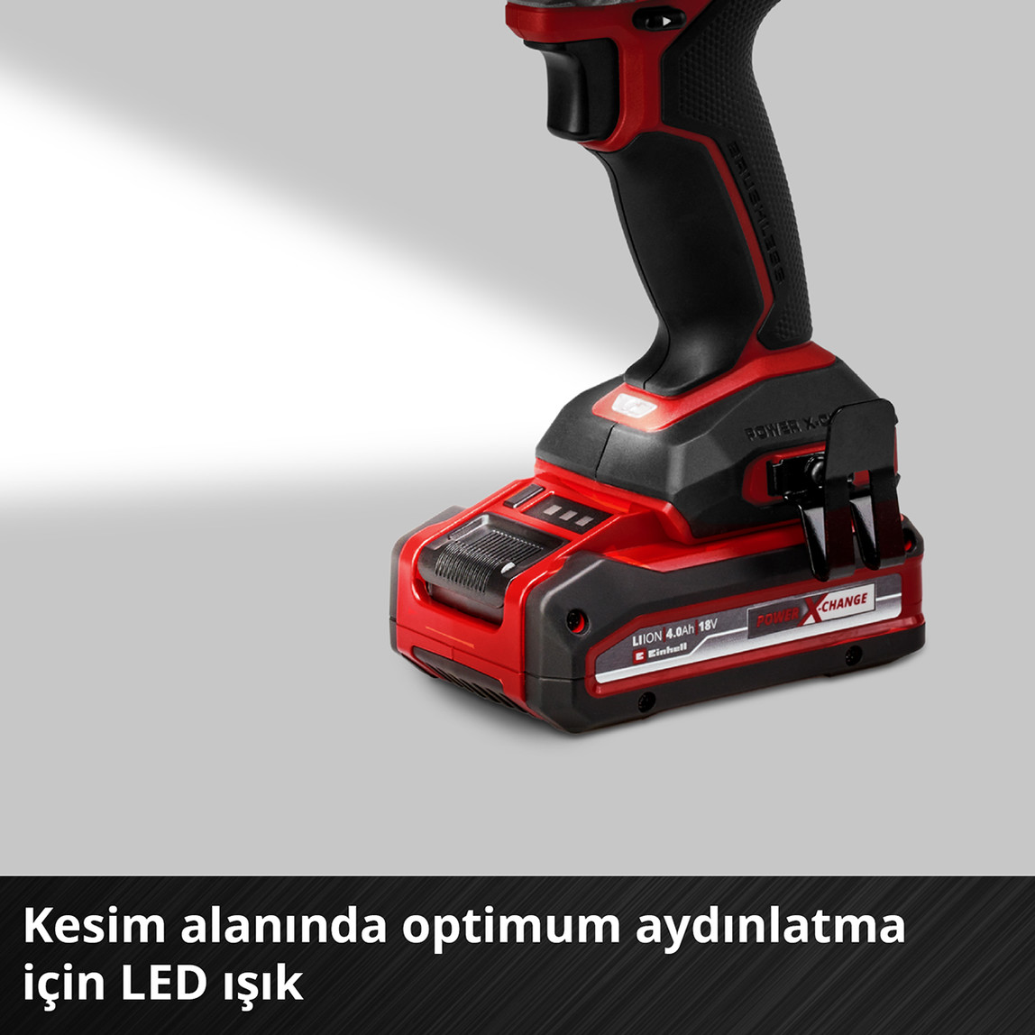    Einhell Profesyonel TP-CI 18/250-C Li BL-Solo Darbeli Vidalama (Akü ve Şarj Cihazı Dahil Değildir.) 