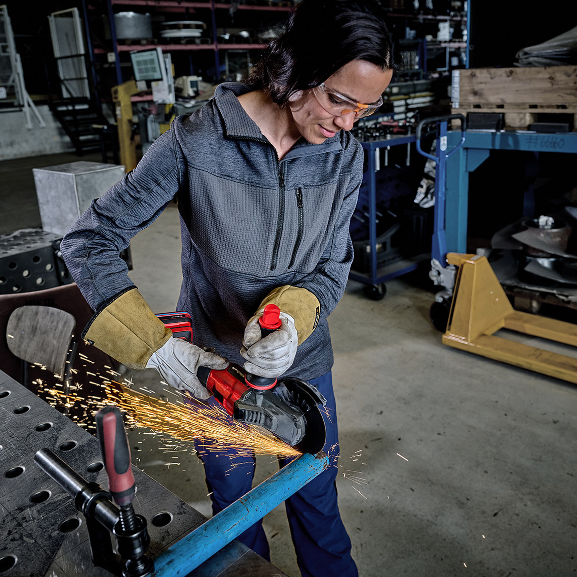    Einhell Profesyonel TP-AG 18/125 F Li BL-Solo Akülü Avuç Taşlama (Akü ve Şarj Cihazı Dahil Değildir.) 